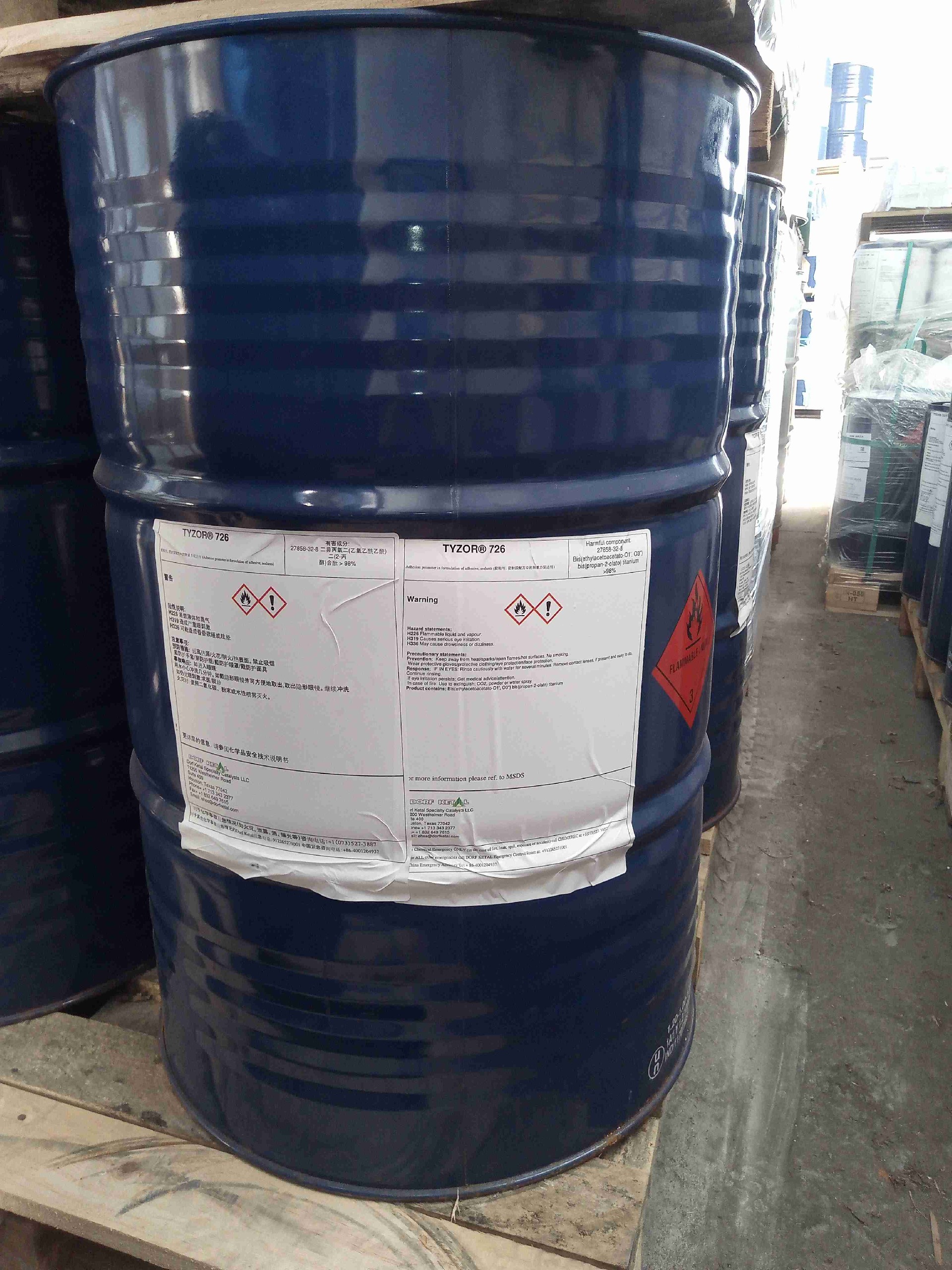 Tyzor? 726 鈦酸酯螯合物 增粘劑 Dorf Ketal 道夫凱特 原裝進口 廠價直銷